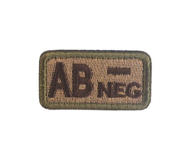 High-Quality Tactical Blood Type Patches