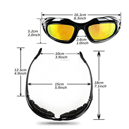 Desert 4 Lenses Army Goggles